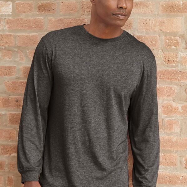 Men's Triblend Performance Long Sleeve T-Shirt Thumbnail