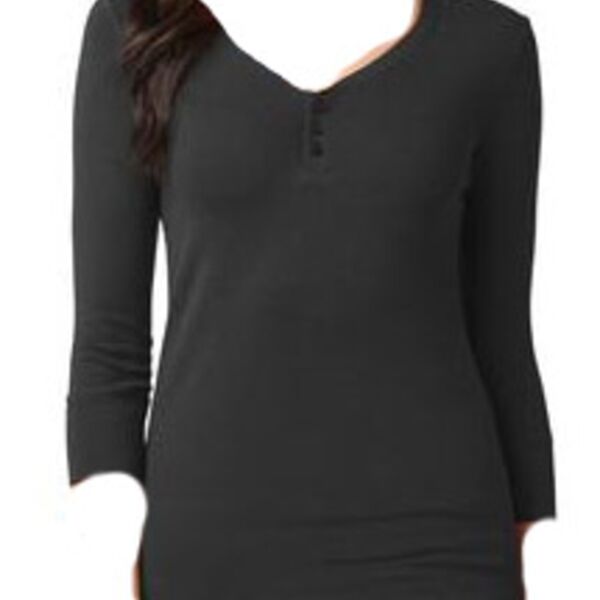 Port Authority® Ladies Concept Stretch 3/4-Sleeve Scoop Henley. LM1007 Thumbnail