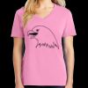 Women's Core Cotton V Neck Tee Thumbnail