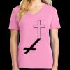 Women's Core Cotton V Neck Tee Thumbnail