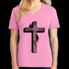 Women's Core Cotton V Neck Tee Thumbnail
