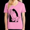 Women's Core Cotton V Neck Tee Thumbnail