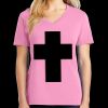 Women's Core Cotton V Neck Tee Thumbnail