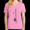 Women's Core Cotton V Neck Tee Thumbnail