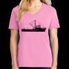 Women's Core Cotton V Neck Tee Thumbnail